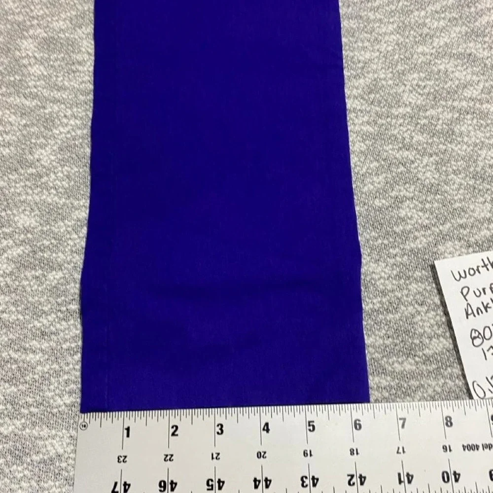 Worthington purple dress pants ankle front pockets women 10. SKU-A940